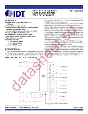 IDT5V2528PGGI datasheet  